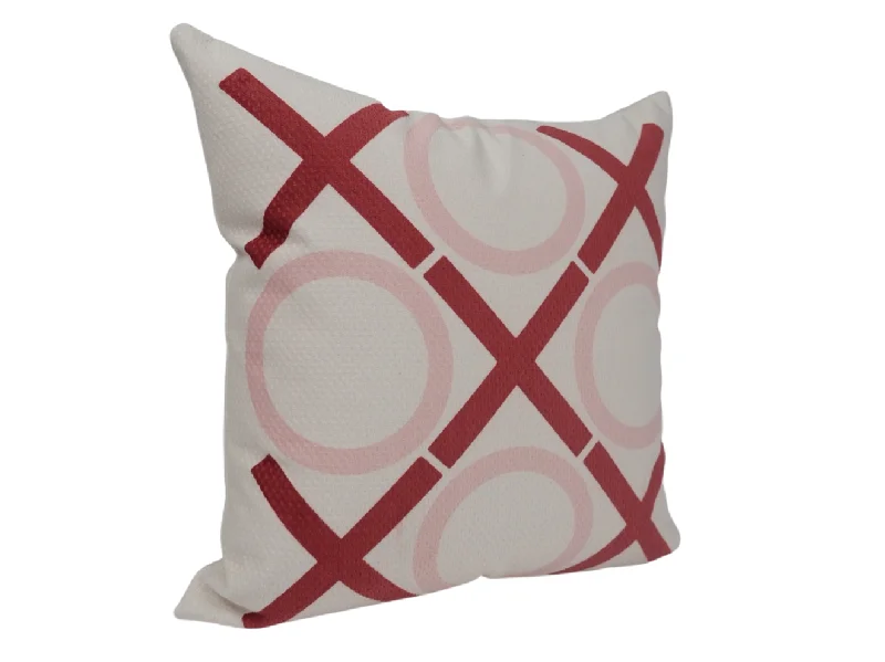 Round Pillows for Boho-Style InteriorsCooling Pillows for Hot SleepersDark Red And Pink XO Pillow Round Pillows for Boho-Style InteriorsCooling Pillows for Hot SleepersDark Red And Pink XO Pillow