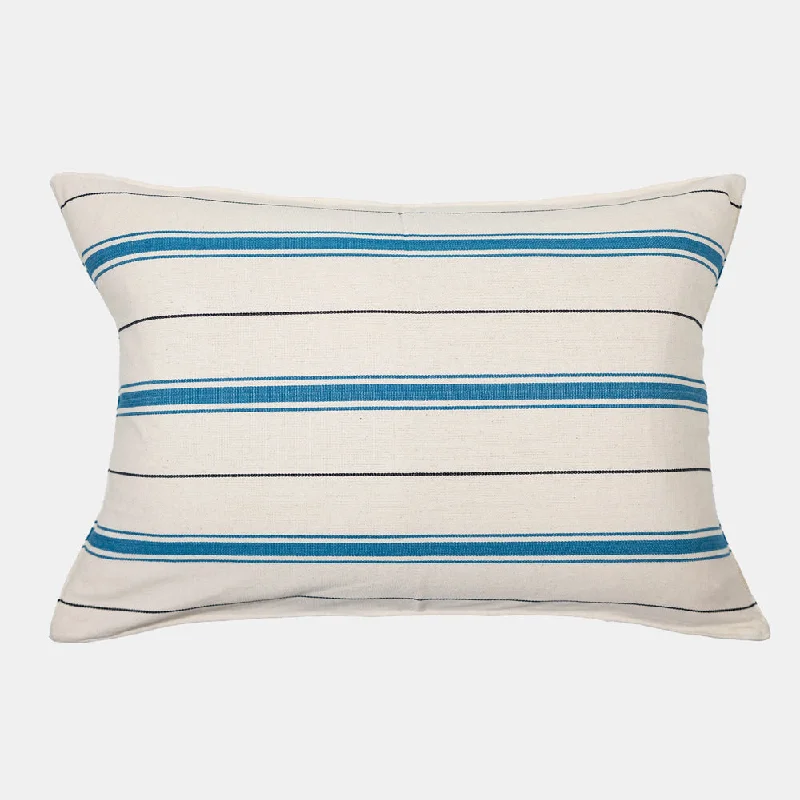 Velvet Pillows for a Touch of EleganceSilk Pillows for Smooth Skin and HairDeep Teal and Black Stripe Lumbar Pillow Velvet Pillows for a Touch of EleganceSilk Pillows for Smooth Skin and HairDeep Teal and Black Stripe Lumbar Pillow