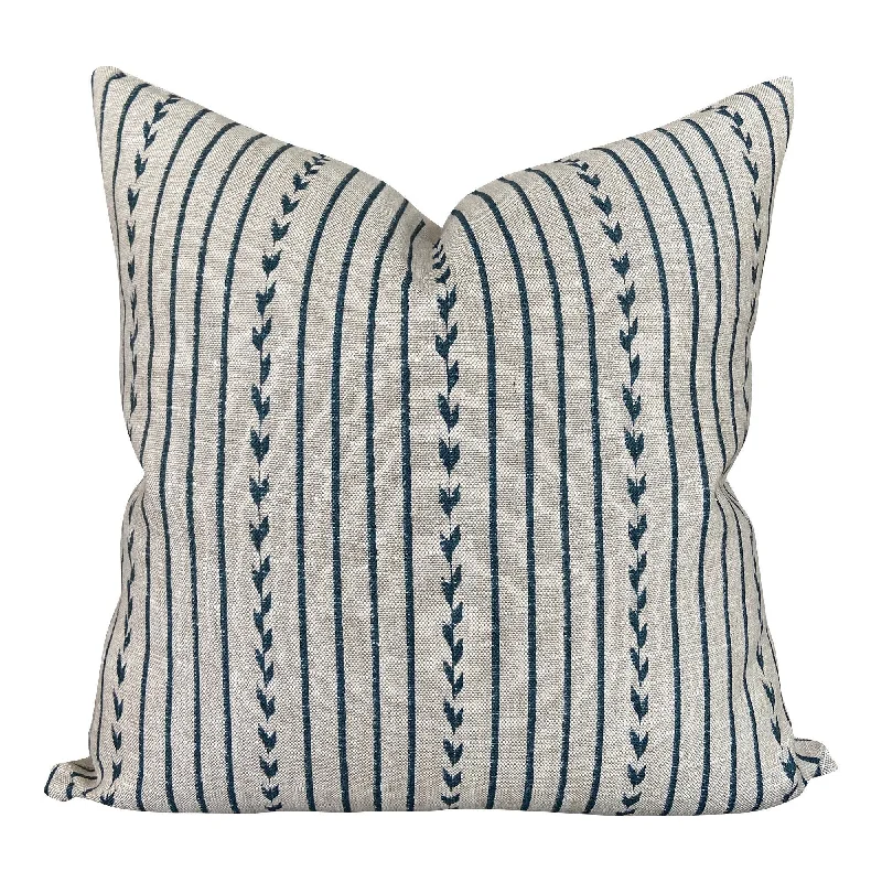 Lumbar Support Pillows for Car SeatsDown Alternative Pillows for Ethical ChoicesREADY TO SHIP Designer Clay McLaurin Yucatan Stripe Pillow Cover in Indigo Lumbar Support Pillows for Car SeatsDown Alternative Pillows for Ethical ChoicesREADY TO SHIP Designer Clay McLaurin Yucatan Stripe Pillow Cover in Indigo