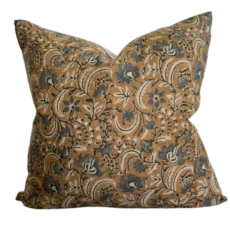 Travel Pillows for Long JourneysCotton Pillows for Natural ComfortDesigner Newburg Pillow Cover in Block Print Floral Travel Pillows for Long JourneysCotton Pillows for Natural ComfortDesigner Newburg Pillow Cover in Block Print Floral