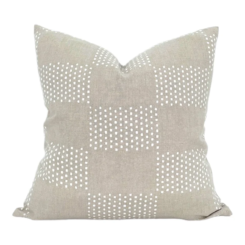 Kids Pillows with Fun DesignsAdjustable Pillows for Customized ComfortREADY TO SHIP Designer Vidhani White on Natural Pillow Cover Kids Pillows with Fun DesignsAdjustable Pillows for Customized ComfortREADY TO SHIP Designer Vidhani White on Natural Pillow Cover