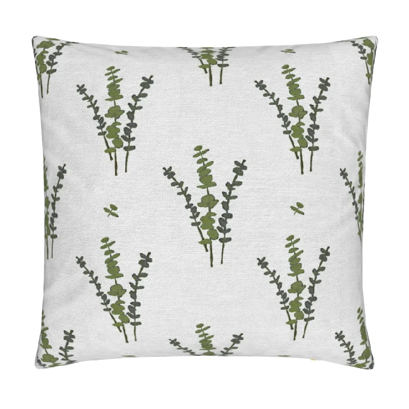 Cotton Pillows for Natural ComfortSilk Pillows for Smooth Skin and HairEucalyptus White & Olive Greens Luxury Pillow Small Repeat Cotton Pillows for Natural ComfortSilk Pillows for Smooth Skin and HairEucalyptus White & Olive Greens Luxury Pillow Small Repeat
