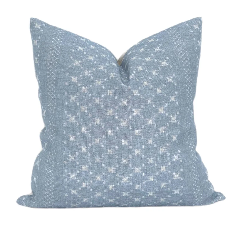 Hypoallergenic Pillows for Allergy SufferersAdjustable Pillows for Customized ComfortREADY TO SHIP Clay McLaurin Nagoya Pillow Cover in Azure Hypoallergenic Pillows for Allergy SufferersAdjustable Pillows for Customized ComfortREADY TO SHIP Clay McLaurin Nagoya Pillow Cover in Azure