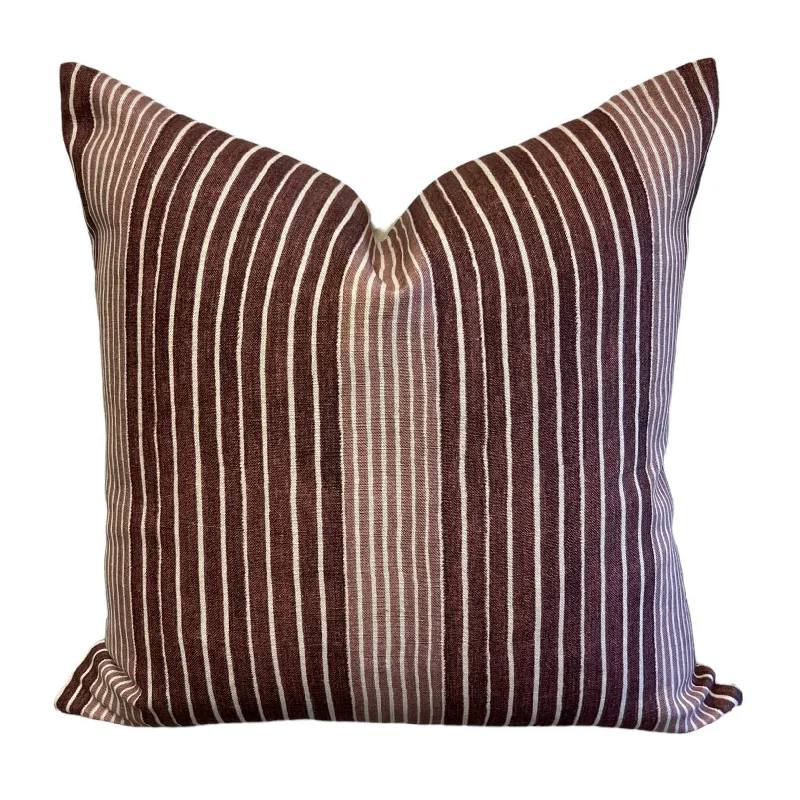 Decorative Pillows for Living Room MakeoverSquare Pillows for Modern Home DecorREADY TO SHIP Designer Clay McLaurin Mediterranean Stripe Pillow Cover in Berry Decorative Pillows for Living Room MakeoverSquare Pillows for Modern Home DecorREADY TO SHIP Designer Clay McLaurin Mediterranean Stripe Pillow Cover in Berry