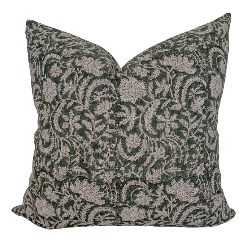 Travel Pillows for Long JourneysPlush Pillows for a Cozy BedDesigner "Zillah" Floral Pillow Cover Travel Pillows for Long JourneysPlush Pillows for a Cozy BedDesigner "Zillah" Floral Pillow Cover