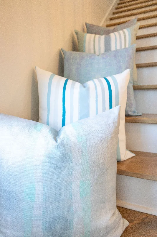 Kids Pillows with Fun DesignsCotton Pillows for Natural ComfortVenetian Stripe Lagoon Luxury Pillow Kids Pillows with Fun DesignsCotton Pillows for Natural ComfortVenetian Stripe Lagoon Luxury Pillow