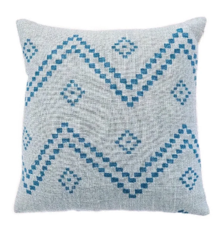 Kids Pillows with Fun DesignsPlush Pillows for a Cozy BedREADY TO SHIP Peter Dunham Designer Pillow Cover "Taj" Mist/Blue Kids Pillows with Fun DesignsPlush Pillows for a Cozy BedREADY TO SHIP Peter Dunham Designer Pillow Cover "Taj" Mist/Blue