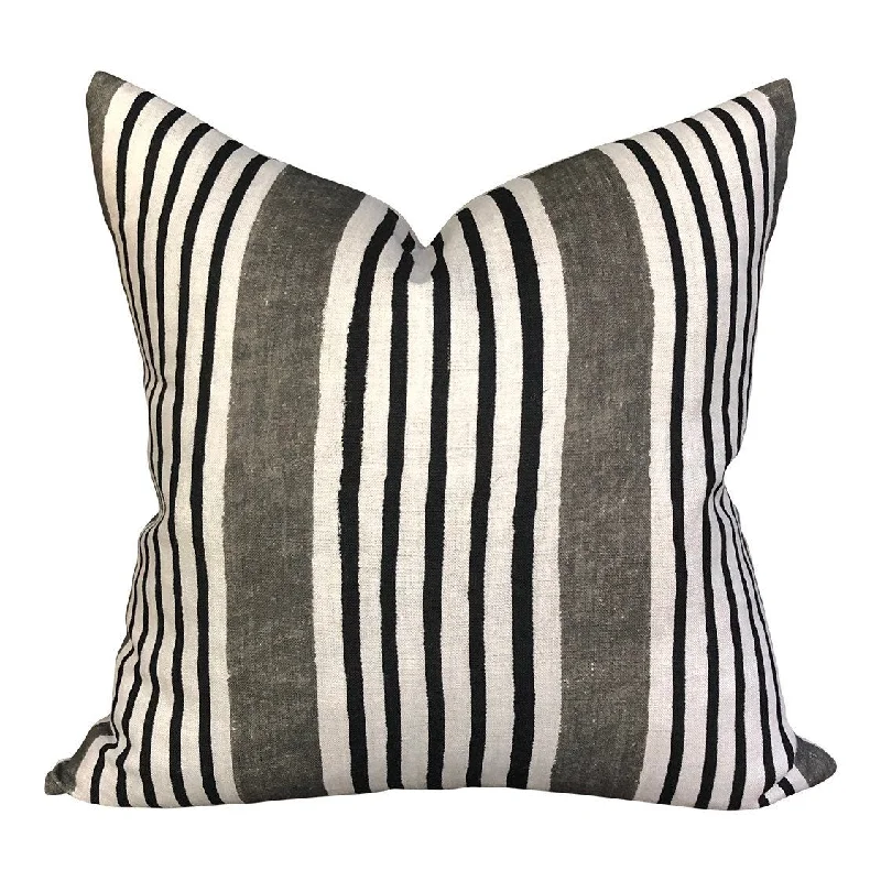 Travel Pillows for Long JourneysOrthopedic Pillows for Back Pain ReliefREADY TO SHIP 24x24 Designer Clay McLaurin Andes Stripe Pillow Cover in Espresso// Modern Farmhouse Pillow Cover // Black Charcoal Pillow Travel Pillows for Long JourneysOrthopedic Pillows for Back Pain ReliefREADY TO SHIP 24x24 Designer Clay McLaurin Andes Stripe Pillow Cover in Espresso// Modern Farmhouse Pillow Cover // Black Charcoal Pillow