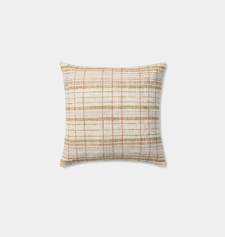 Cotton Pillows for Natural ComfortBolster Pillows for Sofa DecorationAvalon Pillow Wheat / Multi 22" x 22"