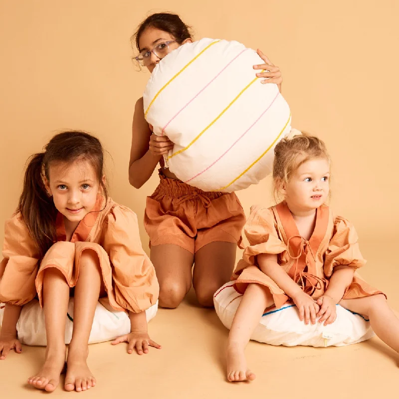 Silk Pillows for Smooth Skin and HairDown Alternative Pillows for Ethical Choices'Wrapped in Ribbon' Pillows - Pink and Yellow Stripe Silk Pillows for Smooth Skin and HairDown Alternative Pillows for Ethical Choices'Wrapped in Ribbon' Pillows - Pink and Yellow Stripe