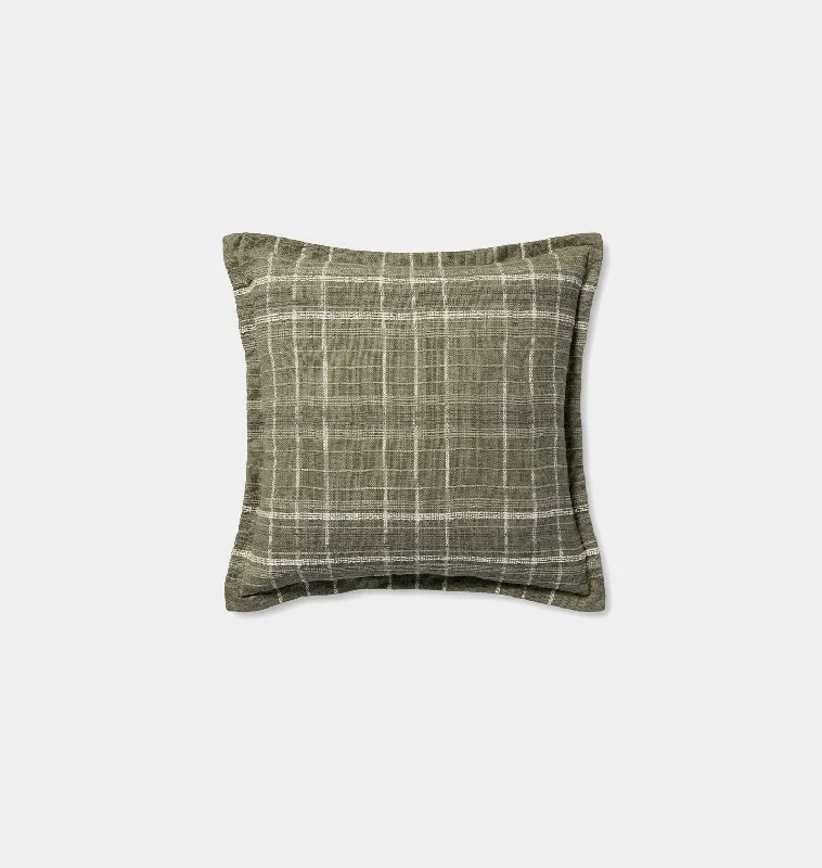 Square Pillows for Modern Home DecorAdjustable Pillows for Customized ComfortAvalon Pillow Olive / Multi 22" x 22"