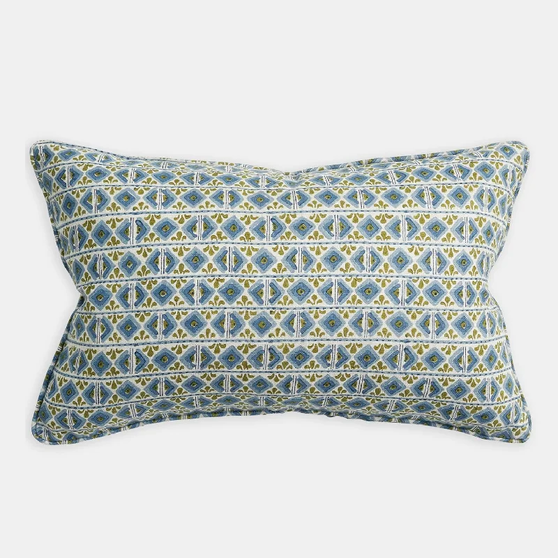 Lumbar Support Pillows for Car SeatsVelvet Pillows for a Touch of EleganceIshtar Moss Azure Lumbar Pillow Lumbar Support Pillows for Car SeatsVelvet Pillows for a Touch of EleganceIshtar Moss Azure Lumbar Pillow