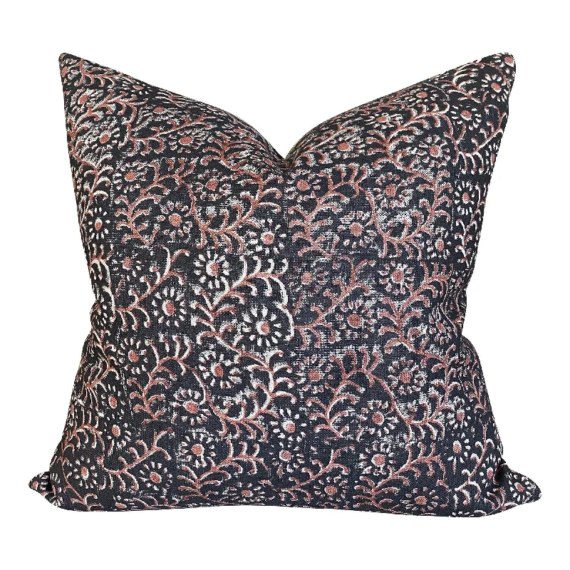 Cooling Pillows for Hot SleepersRound Pillows for Boho-Style InteriorsREADY TO SHIP Kochin Pillow Cover in Noir Saffron Cooling Pillows for Hot SleepersRound Pillows for Boho-Style InteriorsREADY TO SHIP Kochin Pillow Cover in Noir Saffron