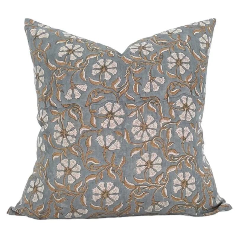Back Support Pillows for Office ChairsPregnancy Pillows for Expectant MothersDesigner "Atherton" Surana Blue Brown Pillow Cover Back Support Pillows for Office ChairsPregnancy Pillows for Expectant MothersDesigner "Atherton" Surana Blue Brown Pillow Cover