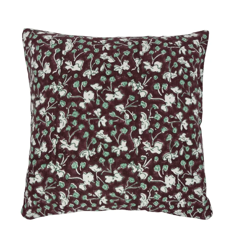 Travel Pillows for Long JourneysSquare Pillows for Modern Home DecorPrairie Chocolate Linen Pillow Travel Pillows for Long JourneysSquare Pillows for Modern Home DecorPrairie Chocolate Linen Pillow