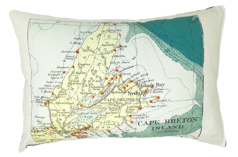 Cooling Pillows for Hot SleepersCooling Pillows for Hot SleepersCape Breton Vintage Map Pillow