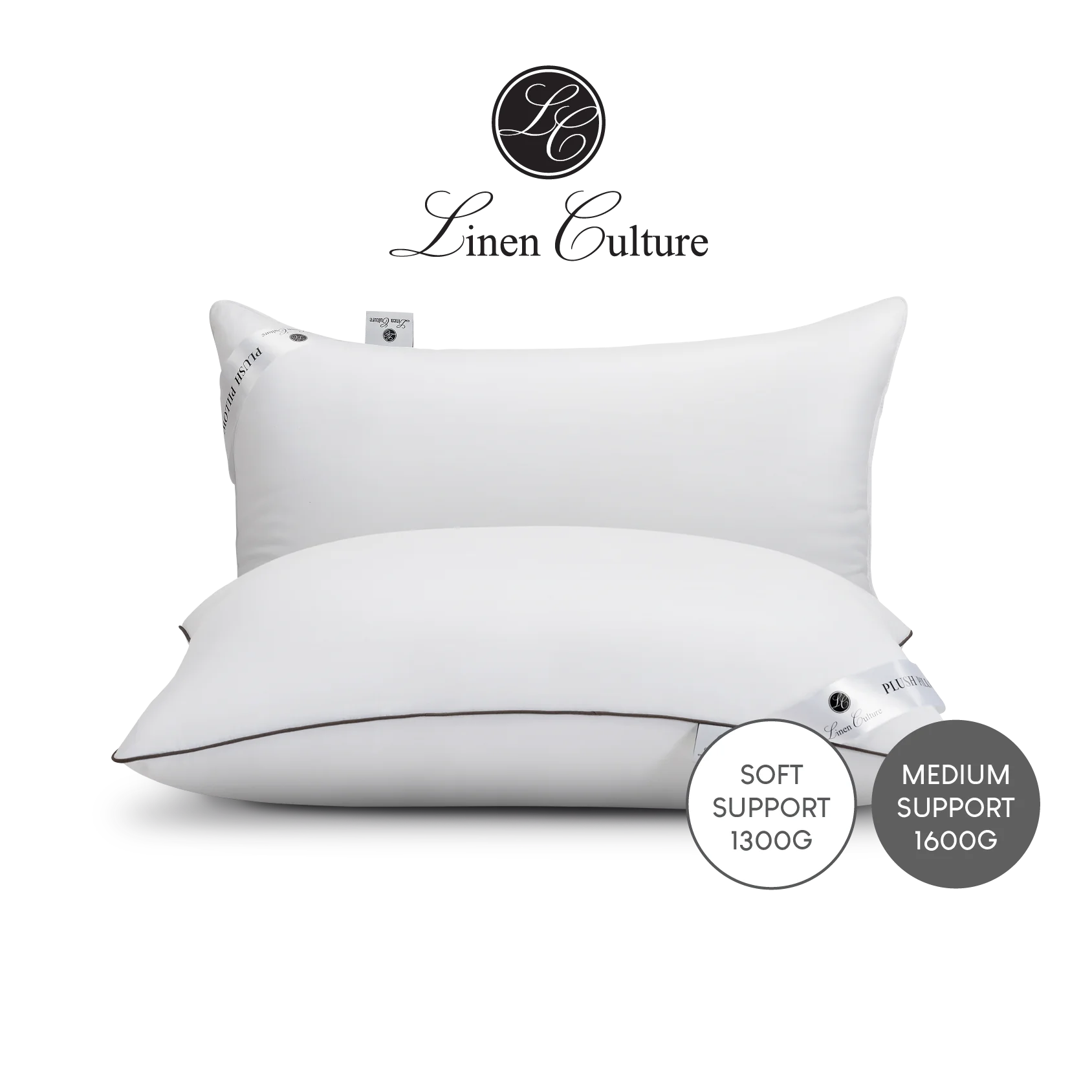 Memory Foam Pillows for Neck SupportSoft and Fluffy Pillows for Bedroom ComfortLinen Culture Plush Pillow 2 in 1 Pack Memory Foam Pillows for Neck SupportSoft and Fluffy Pillows for Bedroom ComfortLinen Culture Plush Pillow 2 in 1 Pack