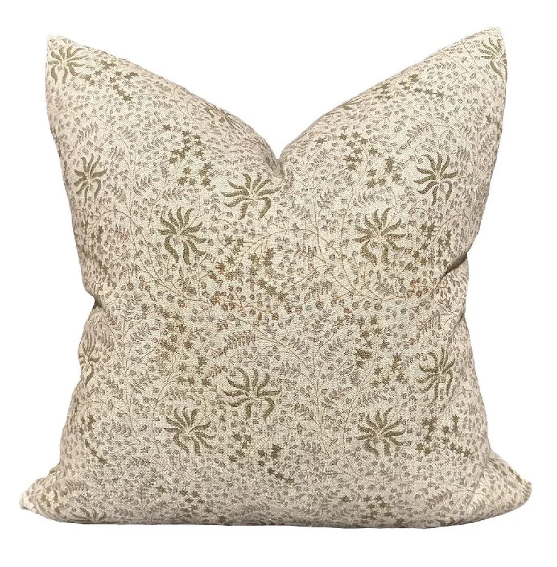 Lumbar Support Pillows for Car SeatsFeather Pillows for a Luxurious SleepDesigner "Seneca" Kishori natural olive cement Pillow Cover Lumbar Support Pillows for Car SeatsFeather Pillows for a Luxurious SleepDesigner "Seneca" Kishori natural olive cement Pillow Cover