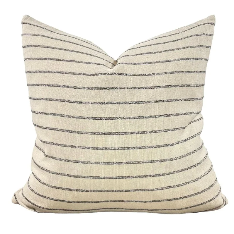 Orthopedic Pillows for Back Pain ReliefAdjustable Pillows for Customized ComfortCotton Black Stripe "Torrance" Pillow Cover Orthopedic Pillows for Back Pain ReliefAdjustable Pillows for Customized ComfortCotton Black Stripe "Torrance" Pillow Cover
