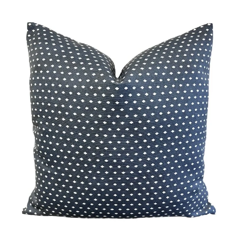 Silk Pillows for Smooth Skin and HairPregnancy Pillows for Expectant MothersREADY TO SHIP Designer Pillows Maresca Calico Dot in Navy Silk Pillows for Smooth Skin and HairPregnancy Pillows for Expectant MothersREADY TO SHIP Designer Pillows Maresca Calico Dot in Navy