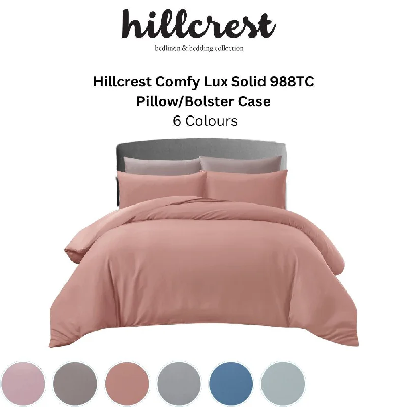 Soft and Fluffy Pillows for Bedroom ComfortKids Pillows with Fun DesignsComfyLux Solid 988TC | Pillow/Bolster Case - Mahogany Rose Soft and Fluffy Pillows for Bedroom ComfortKids Pillows with Fun DesignsComfyLux Solid 988TC | Pillow/Bolster Case - Mahogany Rose