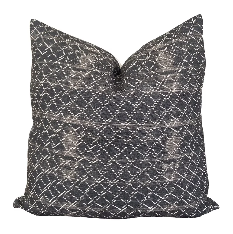 Plush Pillows for a Cozy BedHypoallergenic Pillows for Allergy SufferersDesigner Jennifer Shorto Cendre De Neige Charcoal Pillow Cover Plush Pillows for a Cozy BedHypoallergenic Pillows for Allergy SufferersDesigner Jennifer Shorto Cendre De Neige Charcoal Pillow Cover