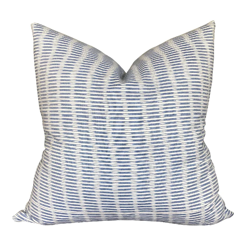 Down Alternative Pillows for Ethical ChoicesLumbar Support Pillows for Car SeatsREADY TO SHIP Kufri Sanjana Designer Pillows Stripe in Blue Down Alternative Pillows for Ethical ChoicesLumbar Support Pillows for Car SeatsREADY TO SHIP Kufri Sanjana Designer Pillows Stripe in Blue