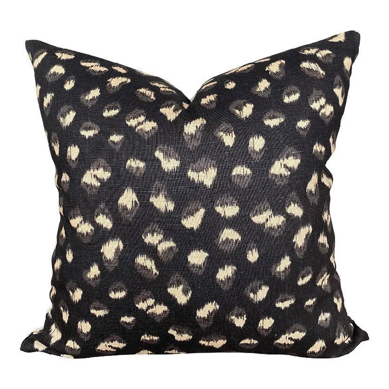 Adjustable Pillows for Customized ComfortVelvet Pillows for a Touch of EleganceREADY TO SHIP Kelly Wearstler Lee Jofa Feline Pillow Cover in black Adjustable Pillows for Customized ComfortVelvet Pillows for a Touch of EleganceREADY TO SHIP Kelly Wearstler Lee Jofa Feline Pillow Cover in black