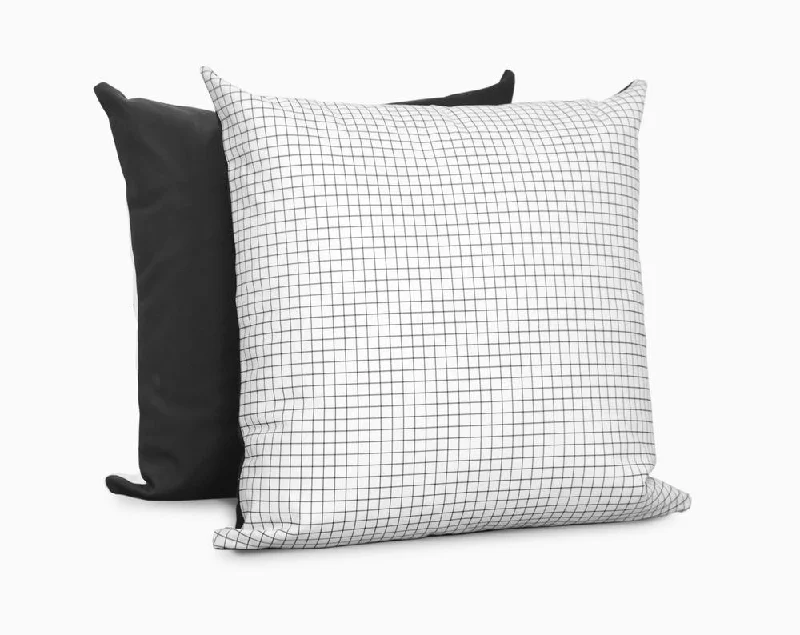 Back Support Pillows for Office ChairsCotton Pillows for Natural ComfortGrid Pillow