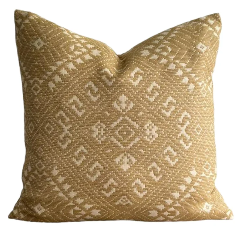 Soft and Fluffy Pillows for Bedroom ComfortDown Alternative Pillows for Ethical ChoicesWoven Ikat OUTDOOR Pillow Cover in Yellow Mustard Soft and Fluffy Pillows for Bedroom ComfortDown Alternative Pillows for Ethical ChoicesWoven Ikat OUTDOOR Pillow Cover in Yellow Mustard