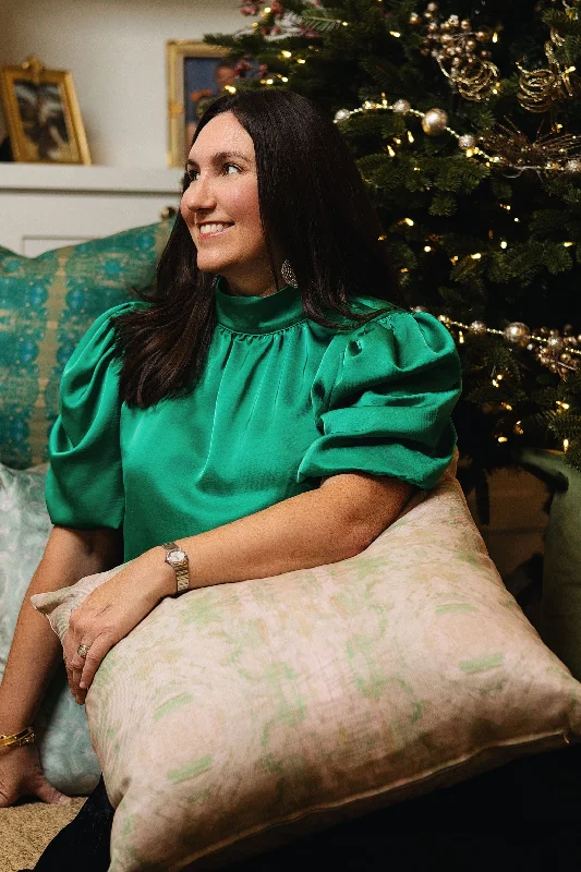 Square Pillows for Modern Home DecorFeather Pillows for a Luxurious SleepTopiary Bud Green Luxury Pillow Square Pillows for Modern Home DecorFeather Pillows for a Luxurious SleepTopiary Bud Green Luxury Pillow