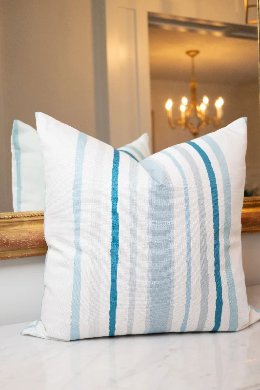 Plush Pillows for a Cozy BedCooling Pillows for Hot SleepersBrother Stripe Blues Luxury Pillow Plush Pillows for a Cozy BedCooling Pillows for Hot SleepersBrother Stripe Blues Luxury Pillow