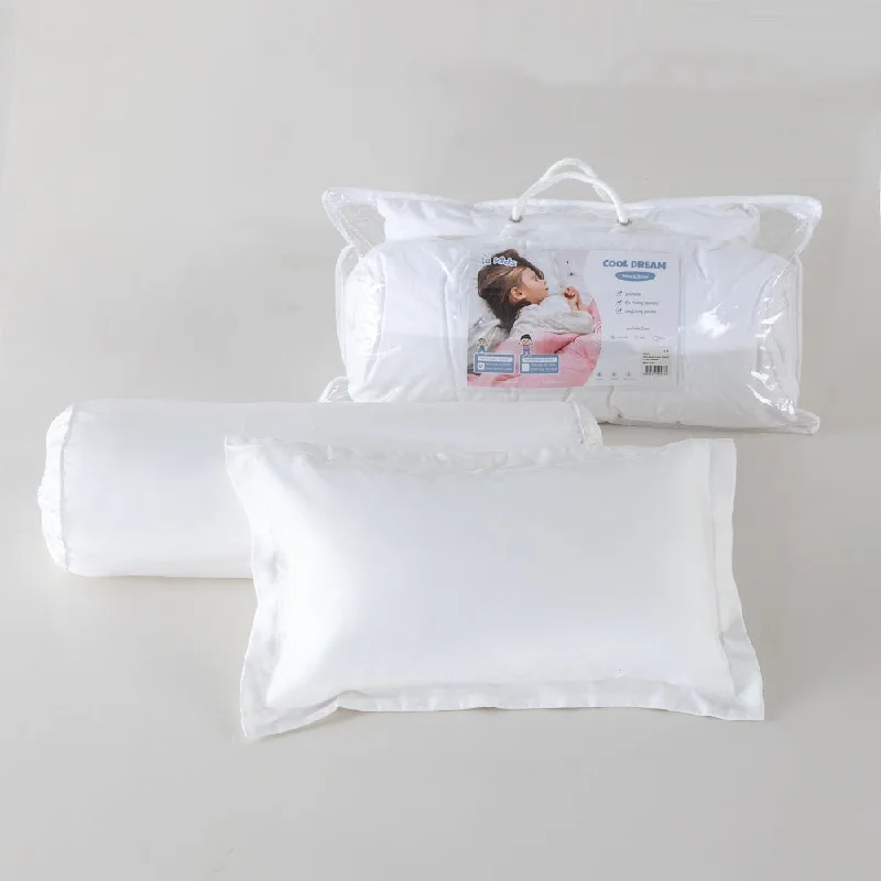 Pregnancy Pillows for Expectant MothersDecorative Pillows for Living Room MakeoverIE Kids Cool Dream Tencel Pillow (26x42cm )& Bolster (16x50cm) - White Pregnancy Pillows for Expectant MothersDecorative Pillows for Living Room MakeoverIE Kids Cool Dream Tencel Pillow (26x42cm )& Bolster (16x50cm) - White