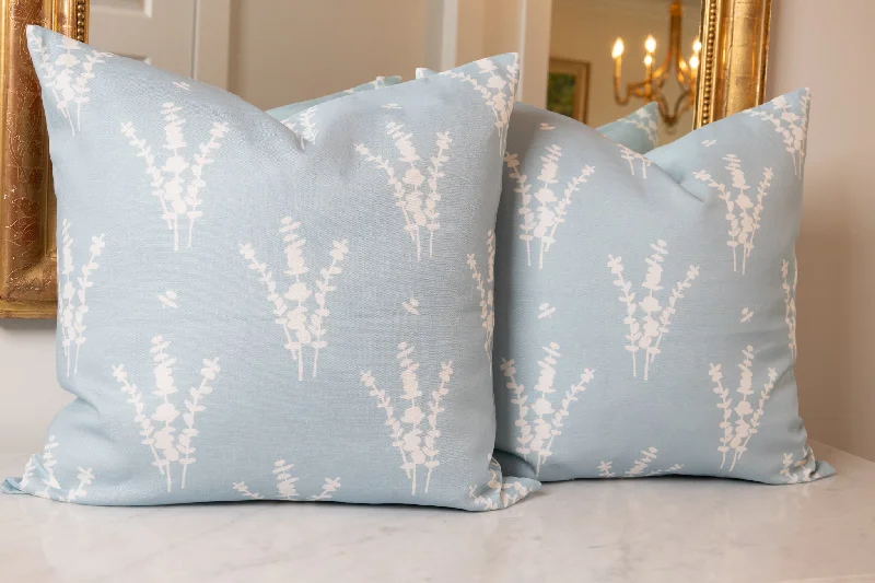 Soft and Fluffy Pillows for Bedroom ComfortSoft and Fluffy Pillows for Bedroom ComfortEucalyptus Blue & White Luxury Pillow Small Repeat Soft and Fluffy Pillows for Bedroom ComfortSoft and Fluffy Pillows for Bedroom ComfortEucalyptus Blue & White Luxury Pillow Small Repeat