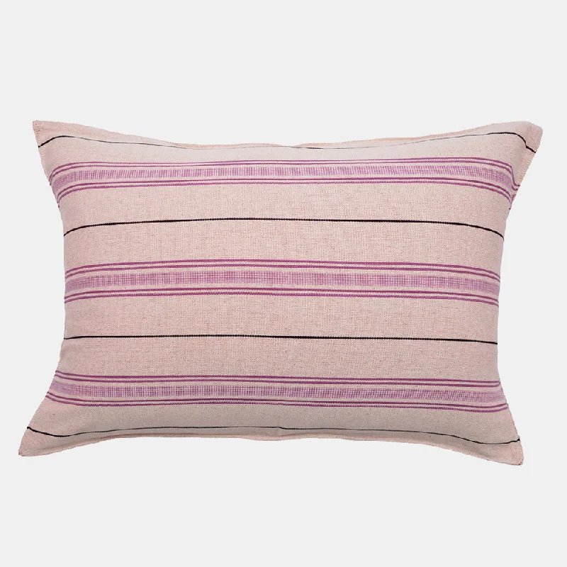 Adjustable Pillows for Customized ComfortDown Alternative Pillows for Ethical ChoicesAubergine and Black Stripe Lumbar Pillow Adjustable Pillows for Customized ComfortDown Alternative Pillows for Ethical ChoicesAubergine and Black Stripe Lumbar Pillow