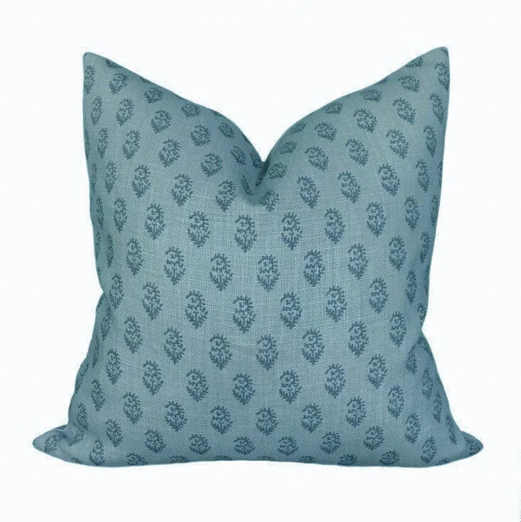 Adjustable Pillows for Customized ComfortKids Pillows with Fun DesignsREADY TO SHIP Peter Dunham Designer PIllow Cover Rajmata in Blue/Blue Adjustable Pillows for Customized ComfortKids Pillows with Fun DesignsREADY TO SHIP Peter Dunham Designer PIllow Cover Rajmata in Blue/Blue