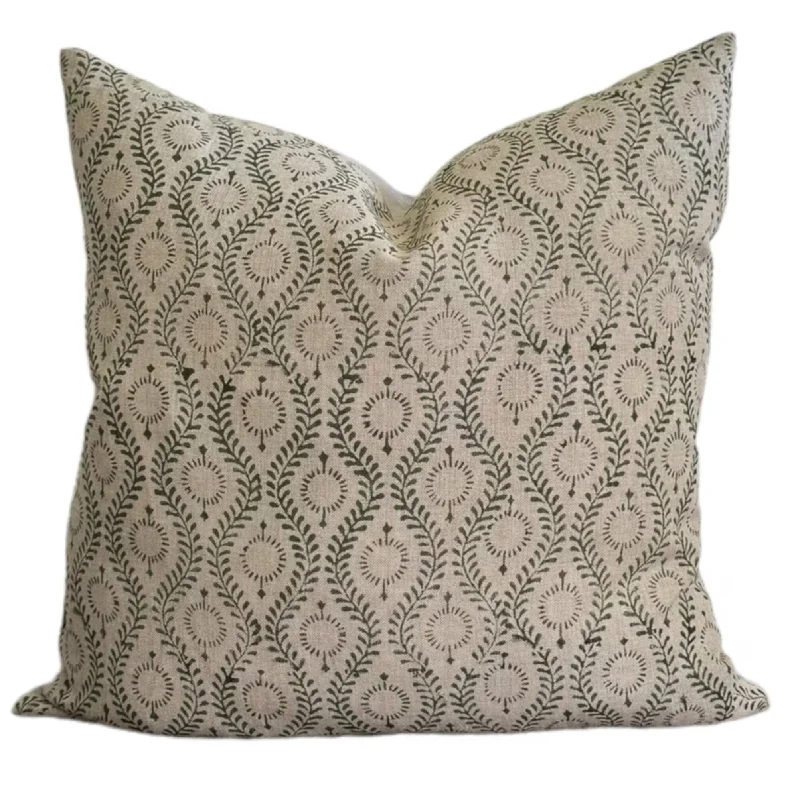 Square Pillows for Modern Home DecorFeather Pillows for a Luxurious SleepDesigner Eugene Pillow Cover in Block Print Square Pillows for Modern Home DecorFeather Pillows for a Luxurious SleepDesigner Eugene Pillow Cover in Block Print