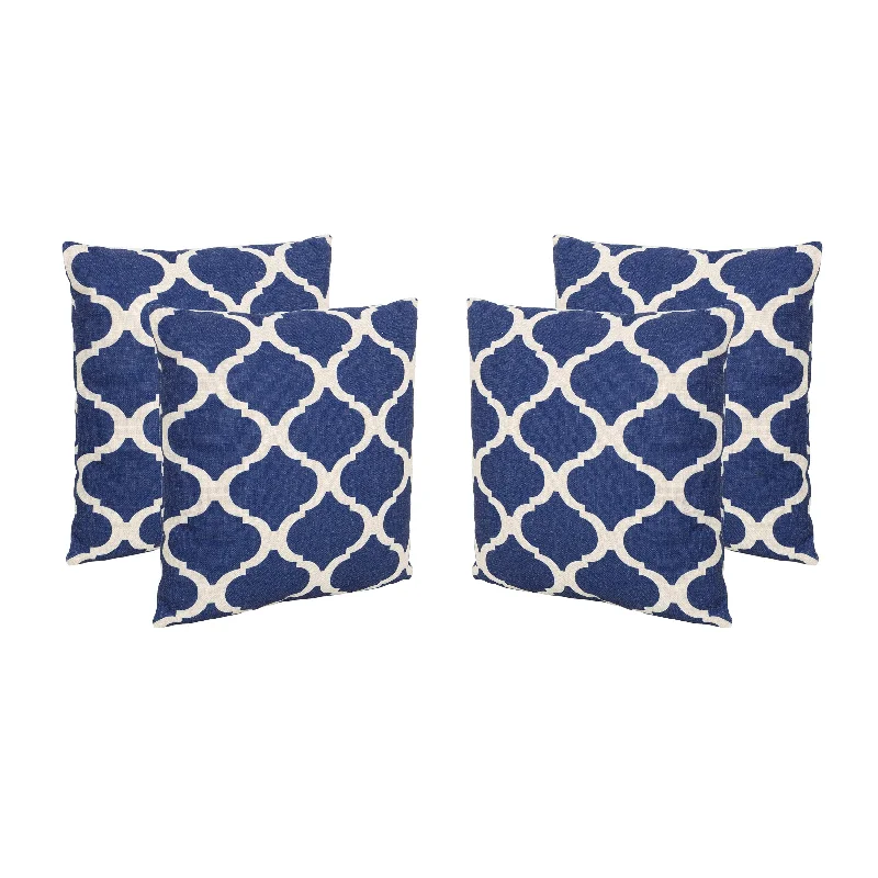 Kids Pillows with Fun DesignsCotton Pillows for Natural ComfortAmelia Outdoor 18" Water Resistant Square Pillows (Set of 4) Kids Pillows with Fun DesignsCotton Pillows for Natural ComfortAmelia Outdoor 18" Water Resistant Square Pillows (Set of 4)