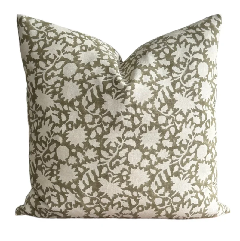 Velvet Pillows for a Touch of ElegancePlush Pillows for a Cozy BedREADY TO SHIP Designer Mili Block Floral Pillow Cover in Celery Velvet Pillows for a Touch of ElegancePlush Pillows for a Cozy BedREADY TO SHIP Designer Mili Block Floral Pillow Cover in Celery