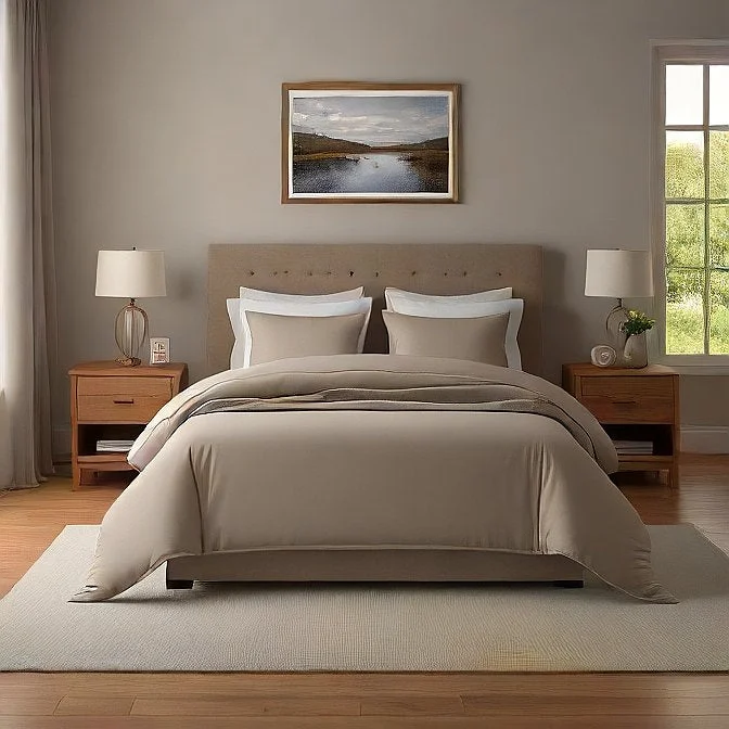 Solid - colored duvet covers in classic colors like white, black, and navy for a timeless lookTaupe Duvet Cover Set 3-Pieces Egyptian Cotton 1000TC Solid - colored duvet covers in classic colors like white, black, and navy for a timeless lookTaupe Duvet Cover Set 3-Pieces Egyptian Cotton 1000TC