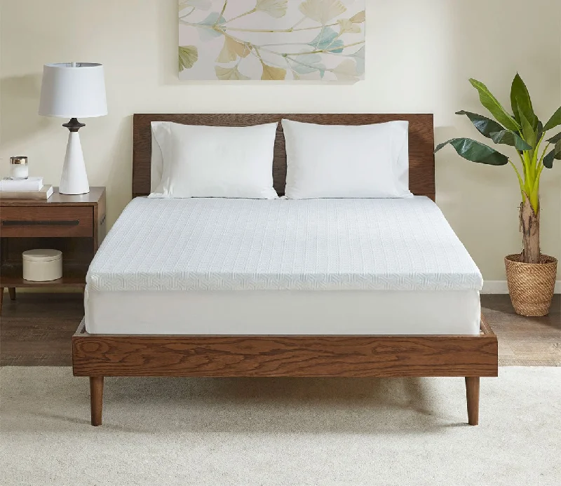Soft and Fluffy Pillows for Bedroom ComfortSleep Philosophy 2-Inch Gel Memory Foam 3M Mattress Topper