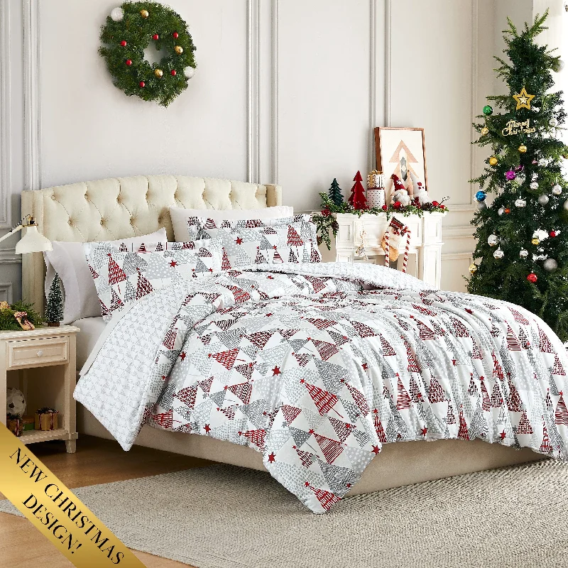Queen - size comforters for standard queen - sized mattressesMerry and Bright Reversible Comforter Set Queen - size comforters for standard queen - sized mattressesMerry and Bright Reversible Comforter Set