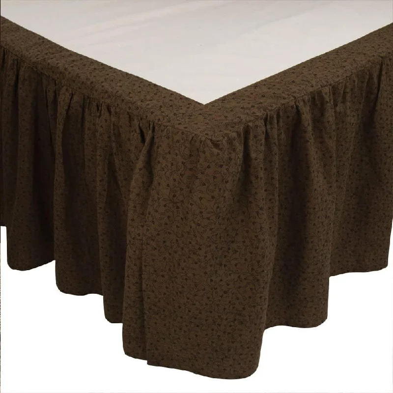 Bed skirts with a jacquard weave for a textured lookShades Of Brown Queen Bed Skirt - Park Designs Bed skirts with a jacquard weave for a textured lookShades Of Brown Queen Bed Skirt - Park Designs