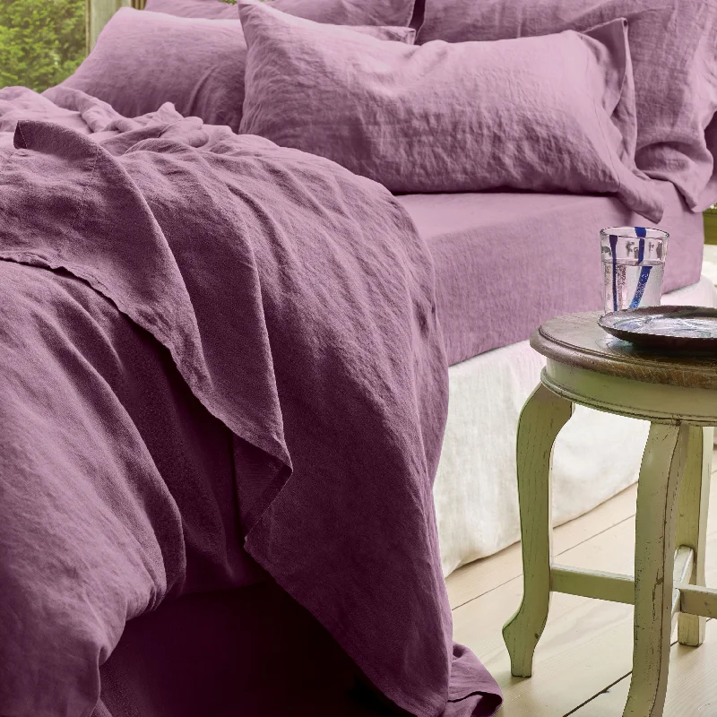 Jersey - Knit Sheets for a Comfortable and Casual BedRaspberry 100% Linen Flat Sheet Jersey - Knit Sheets for a Comfortable and Casual BedRaspberry 100% Linen Flat Sheet