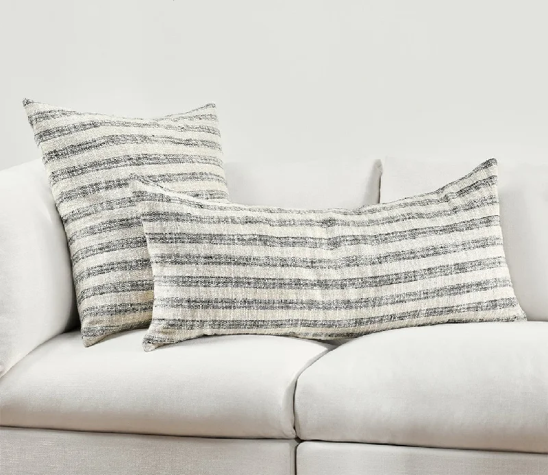 Round Pillows for Boho-Style InteriorsVilla by Classic Home Linna Natural Black Throw Pillow Round Pillows for Boho-Style InteriorsVilla by Classic Home Linna Natural Black Throw Pillow