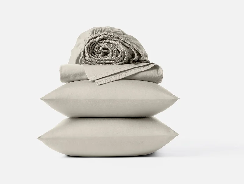 Jersey - Knit Sheets for a Comfortable and Casual BedCloud Soft Organic Sateen Sheet Set Jersey - Knit Sheets for a Comfortable and Casual BedCloud Soft Organic Sateen Sheet Set