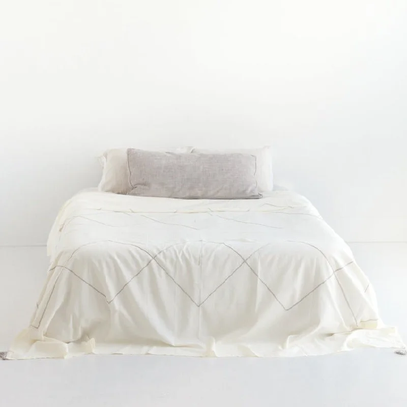 Velvet duvet covers for a plush and cozy lookBerber Cotton Bedspread