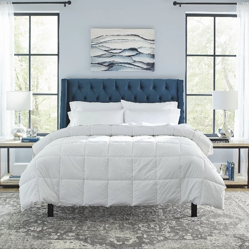 Duck down comforters with a softer feel and good warmth retentionPointehaven Luxury sized 240TC Down Alternative 100% Cotton Percale Breathable Comforter Duck down comforters with a softer feel and good warmth retentionPointehaven Luxury sized 240TC Down Alternative 100% Cotton Percale Breathable Comforter