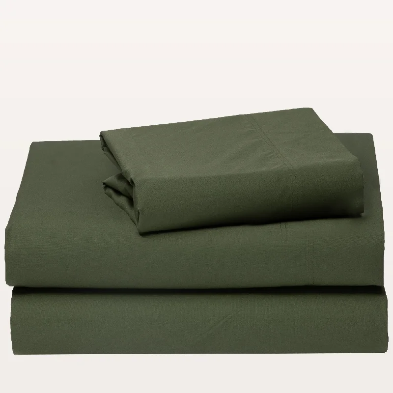 King - Size Sheet Sets with a Decorative Pillow SetSheet Set - Classic Percale - Organic Cotton King - Size Sheet Sets with a Decorative Pillow SetSheet Set - Classic Percale - Organic Cotton