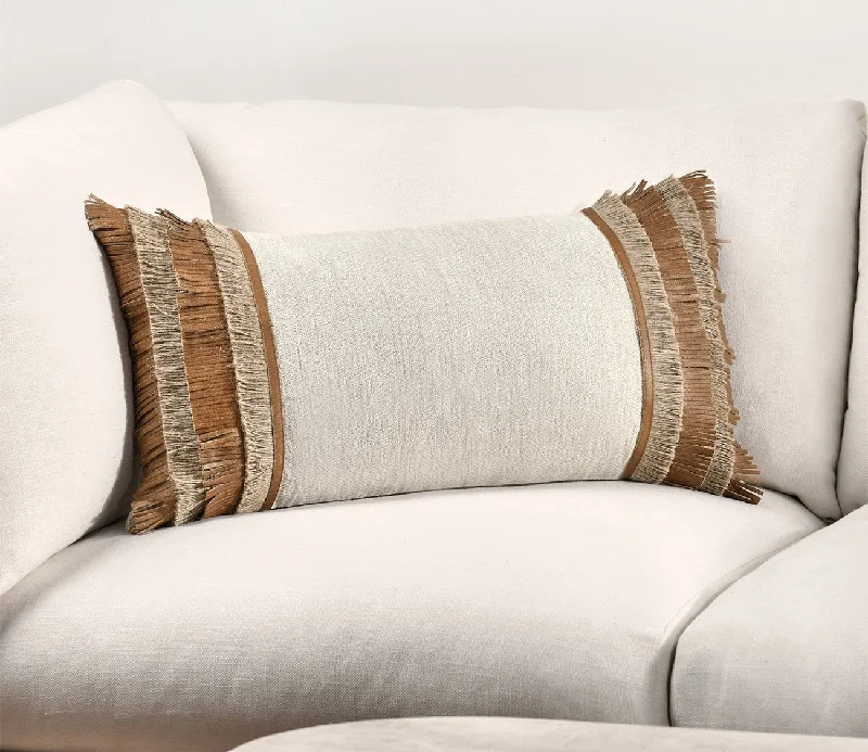 Feather Pillows for a Luxurious SleepVilla by Classic Home Pottery Leather Chestnut Natural Throw Pillow Feather Pillows for a Luxurious SleepVilla by Classic Home Pottery Leather Chestnut Natural Throw Pillow